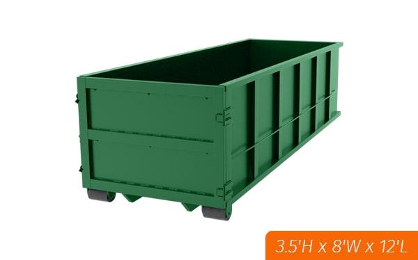 10-yard dumpsters are a popular choice for residential projects including minor home renovation and yard waste disposal